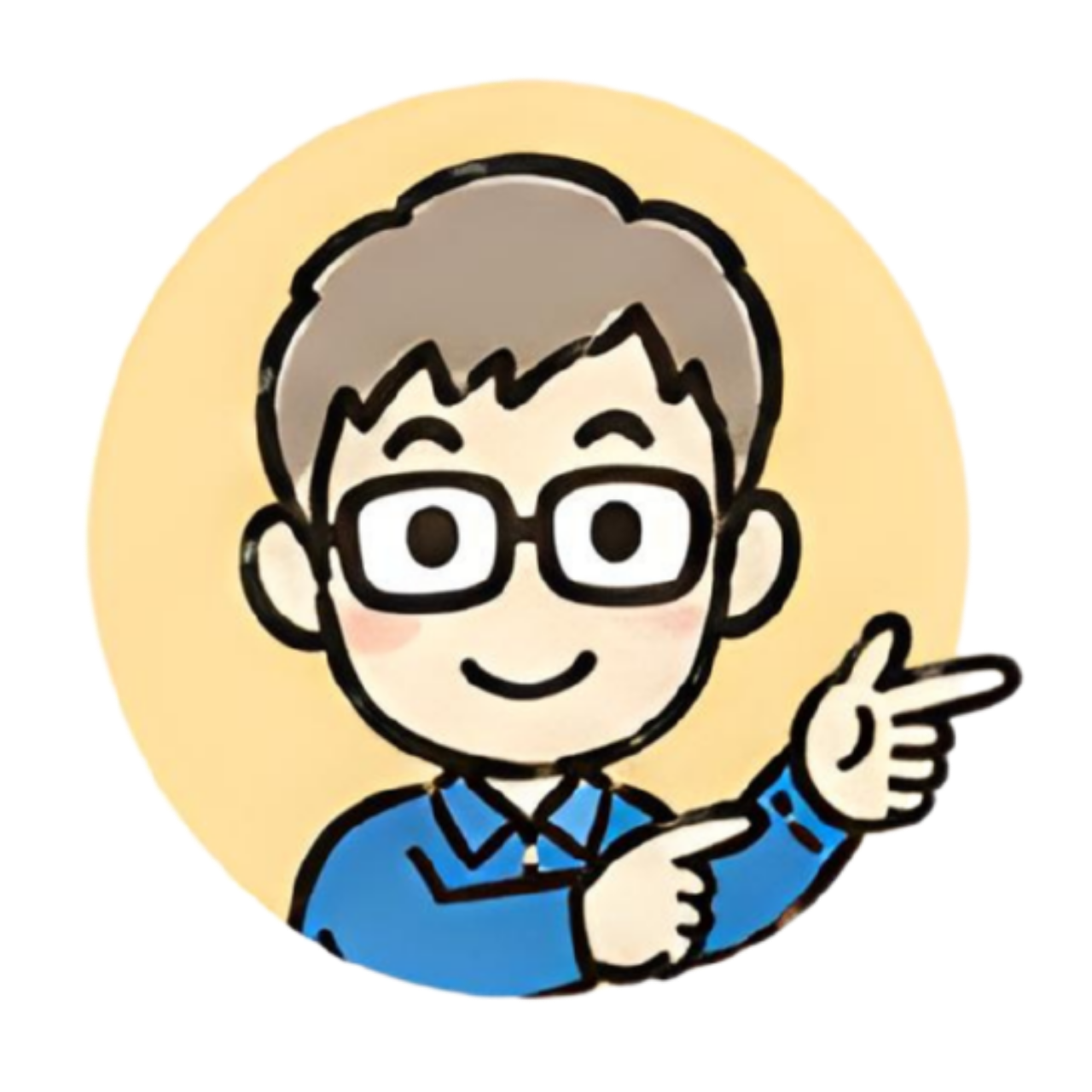 みっとん塾長のイメージイラスト